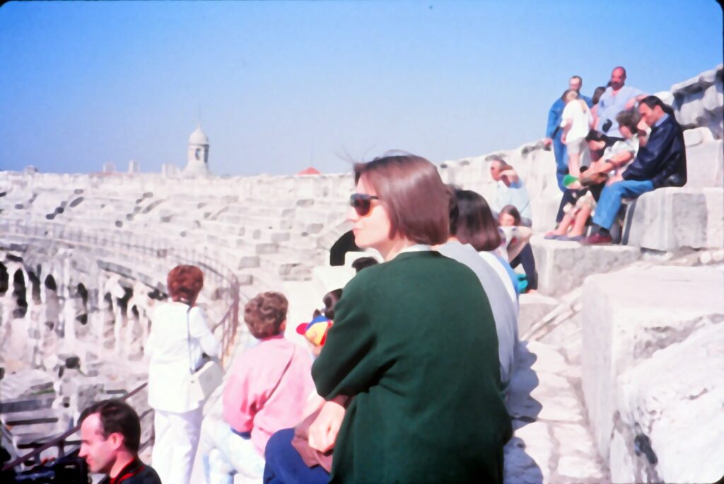 Roman amphitheaters are tourist attractions these calmer -- or are they? -- days in southern France.