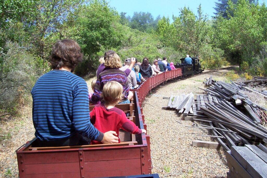 The steam-train ride in Tilden Park is a family favorite, one that doesn't break the bank.