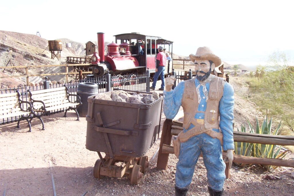 Kitsch, staff and tourists are what populate Calico Ghost Town, off Interstate 15 east of Barstow.