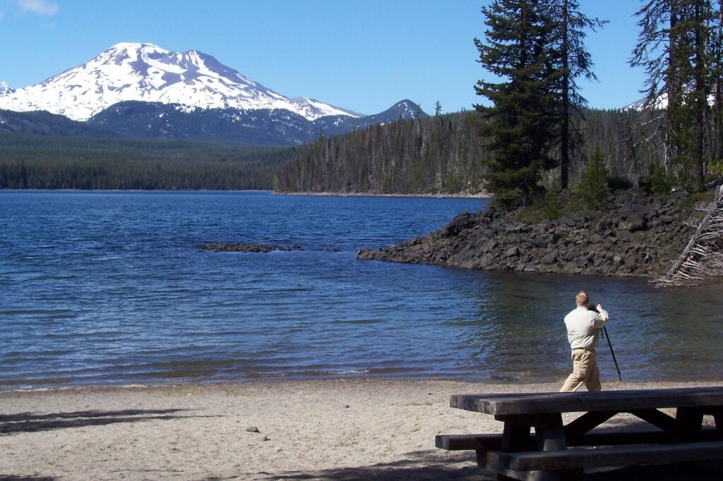 Sparks is a strikingly visual example of a lake that slowly is turning into a marsh, meadow or forest.