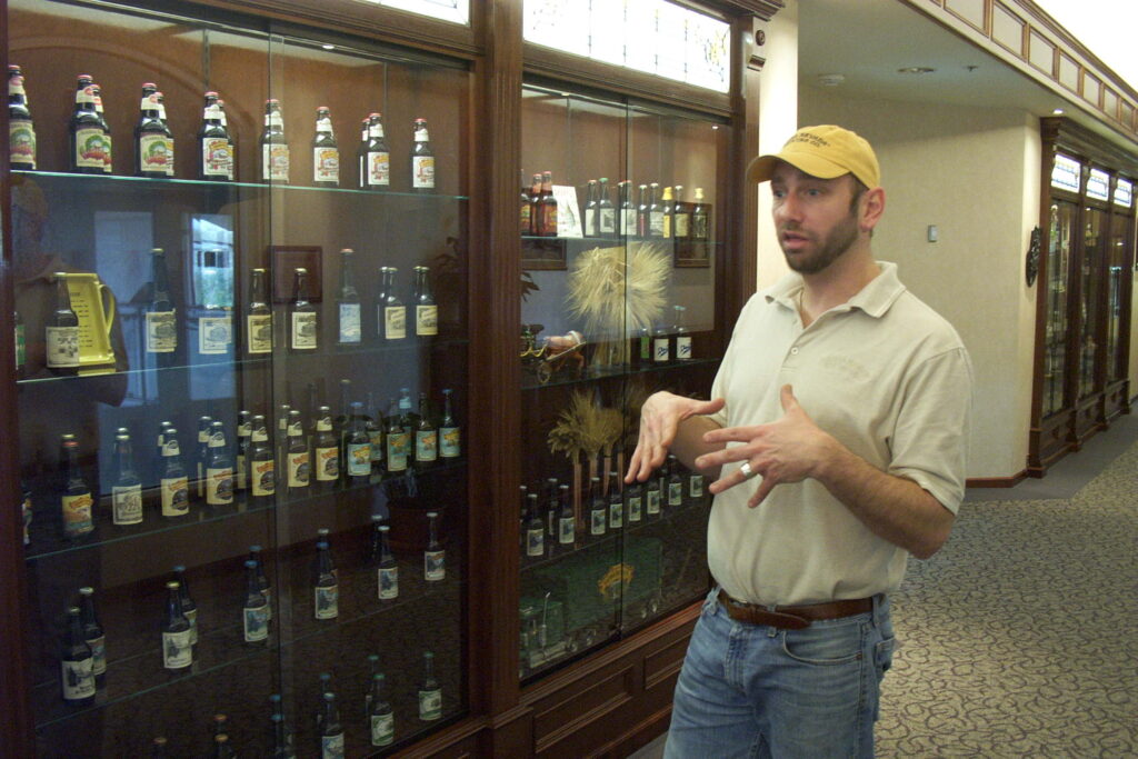 Jeff Howse began the tour by saying Sierra Nevada was founded by two home-brew enthusiasts. 