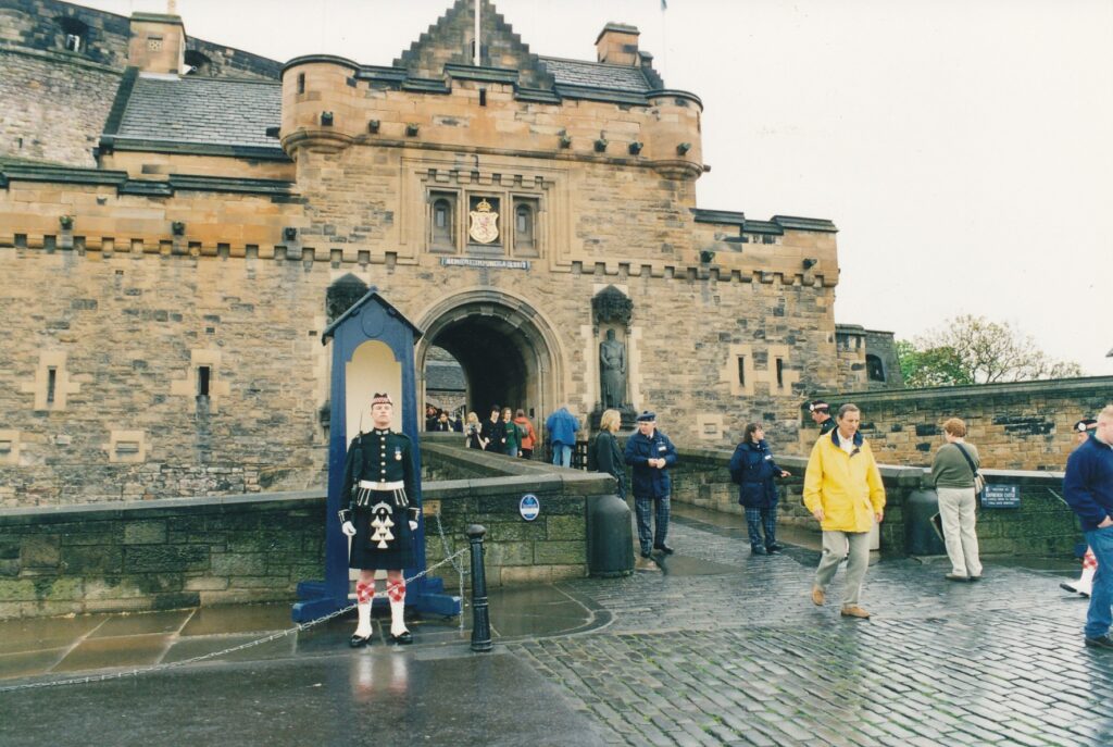 Edinburgh Castle sits atop the most central of Edinburgh's many hills and is a mandatory tourist stop.