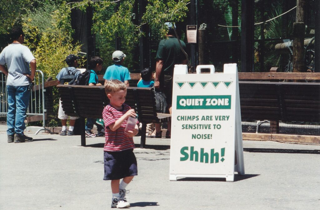 Quiet can be a big ask at the Oakland Zoo, where much of the clientele is young and sugar-charged.