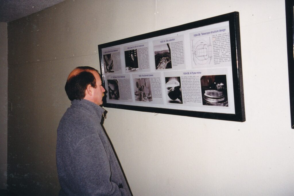 At Palomar, only yellowing signs recount the observatory's history, and the museum has shut down.