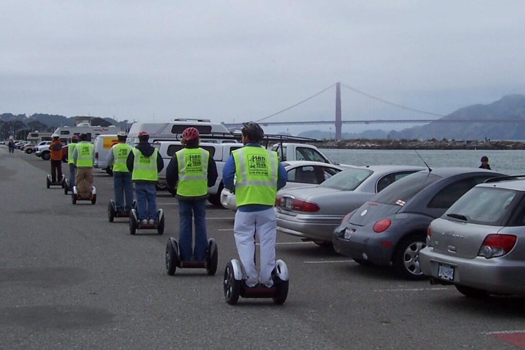 There are less-quirky ways to get a glimpse of the Golden Gate Bridge while visiting San Francisco.