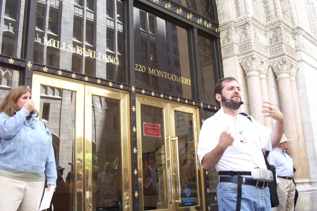  “Thirty buildings in two hours are guaranteed, or your money back,” guide Jason Cohen joked.