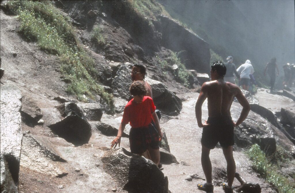 Moisture cannot be avoided, expect perhaps in late summer or early fall, on the Vernal Fall trail.