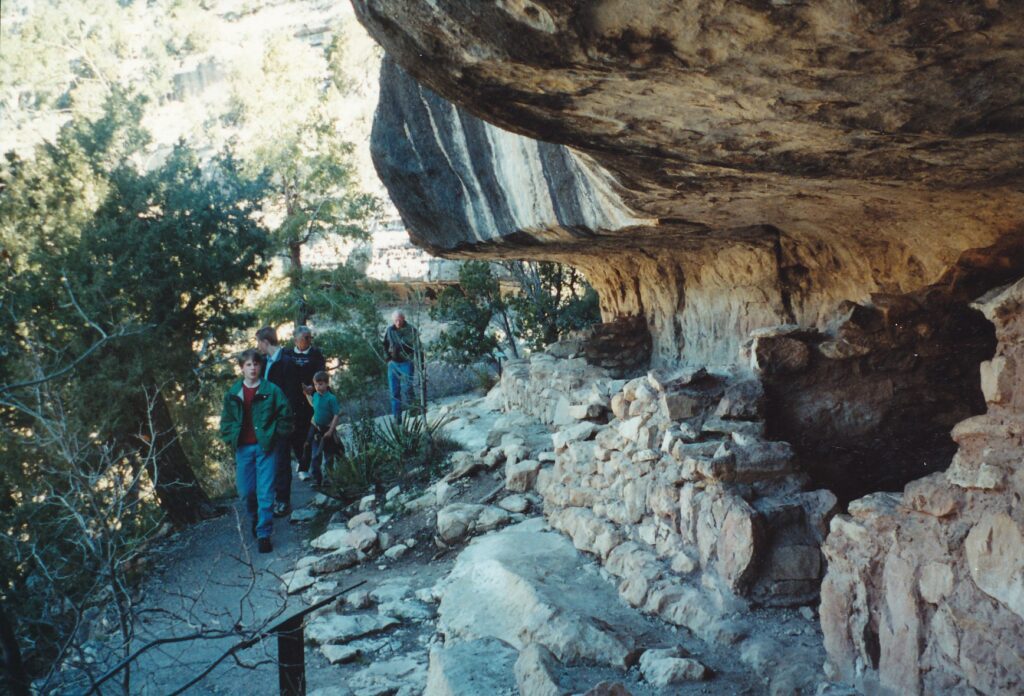 Walnut Creek National Monument, cool to cold in winter, is 10 miles east of Flagstaff off Interstate 40.  